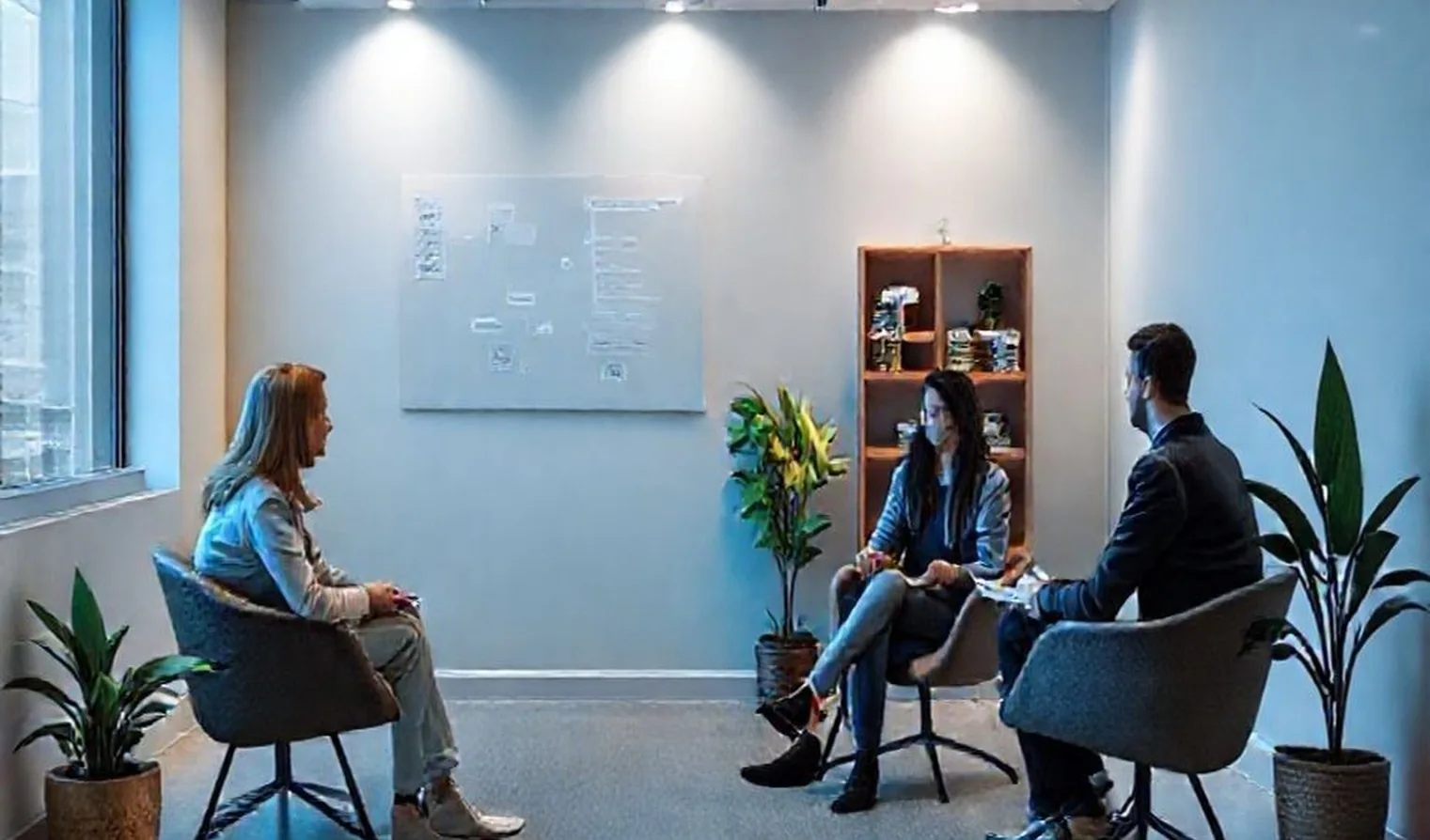 Money management consultation space